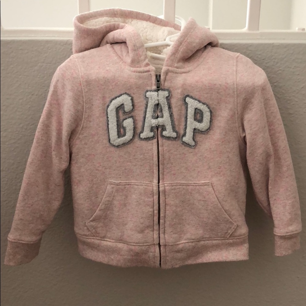 Baby Gap pink zip hoodie
